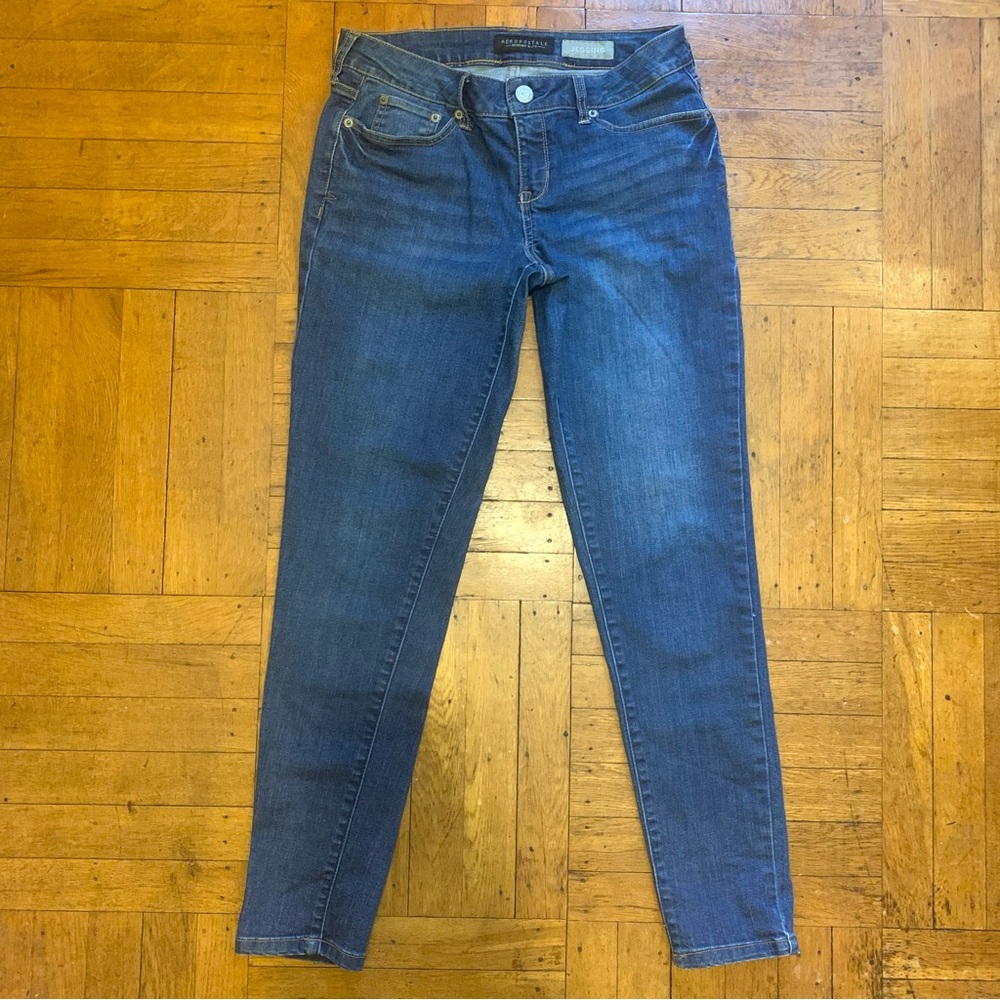 Aeropostale Blue denim straight leg, size 6